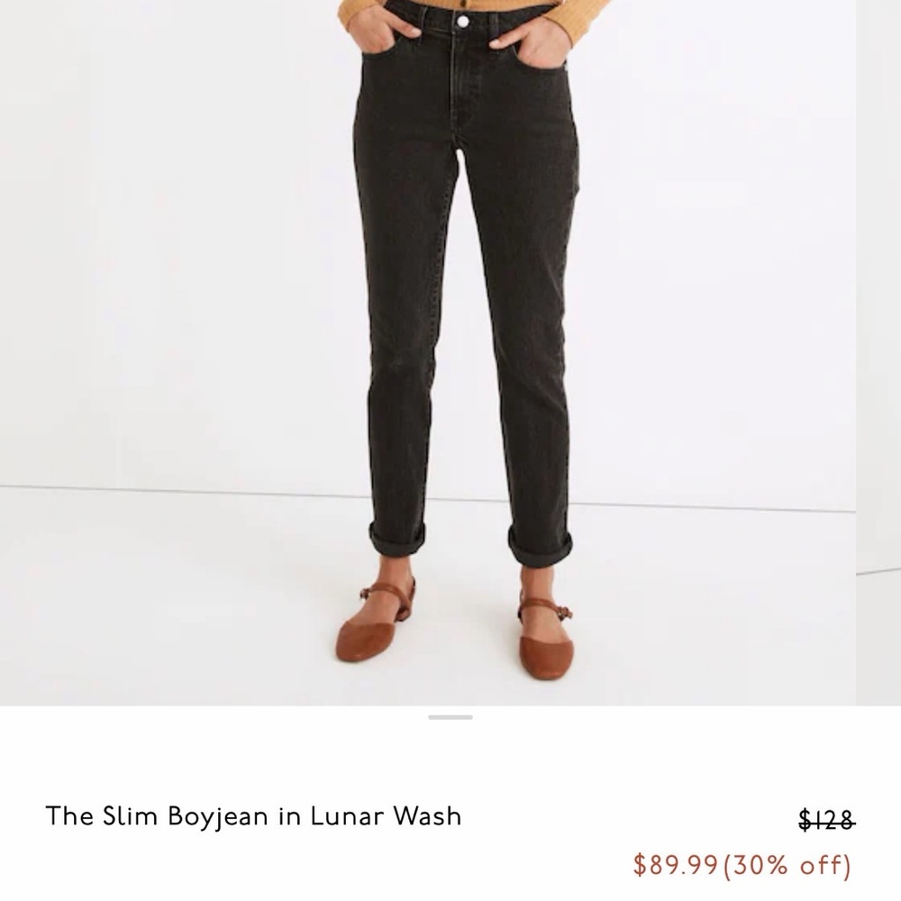Madewell Straight-Leg Jeans in Black